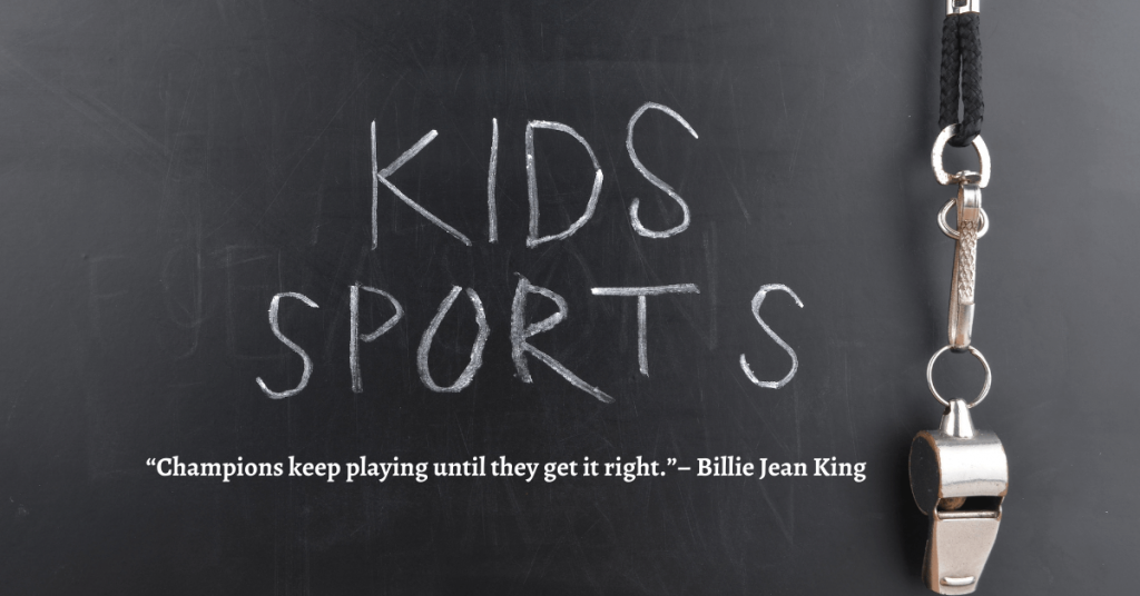 Sports Benefits for kids
