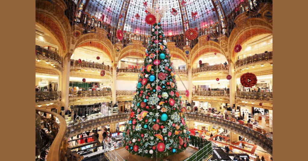 Galeries Lafayette in Paris- France 