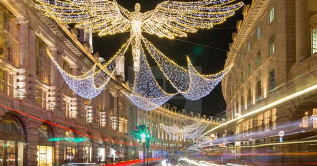 Regent Street in London- United Kingdom 