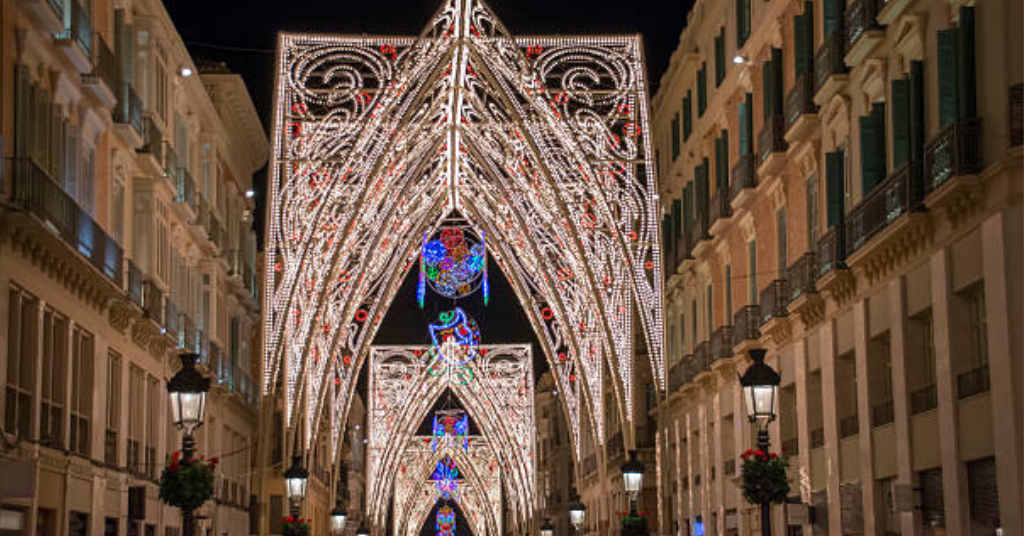 Calle Larios in Malaga- Spain 