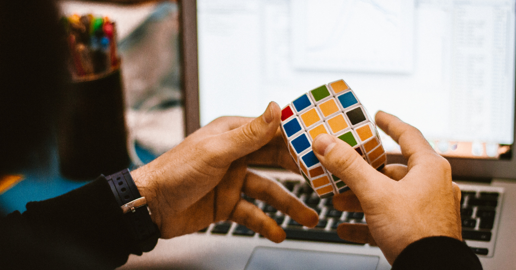 kid solving rubik's cube