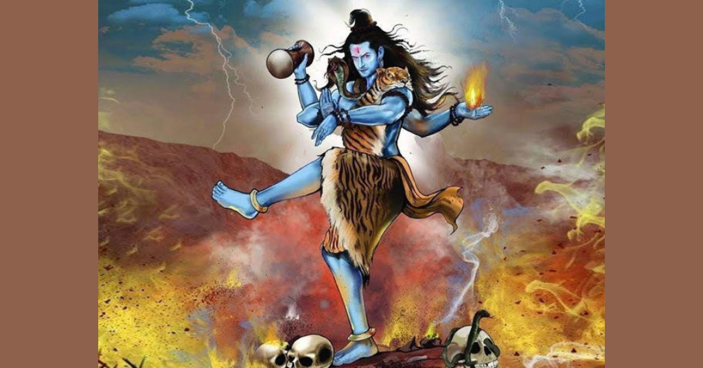 Shiva performing tandava