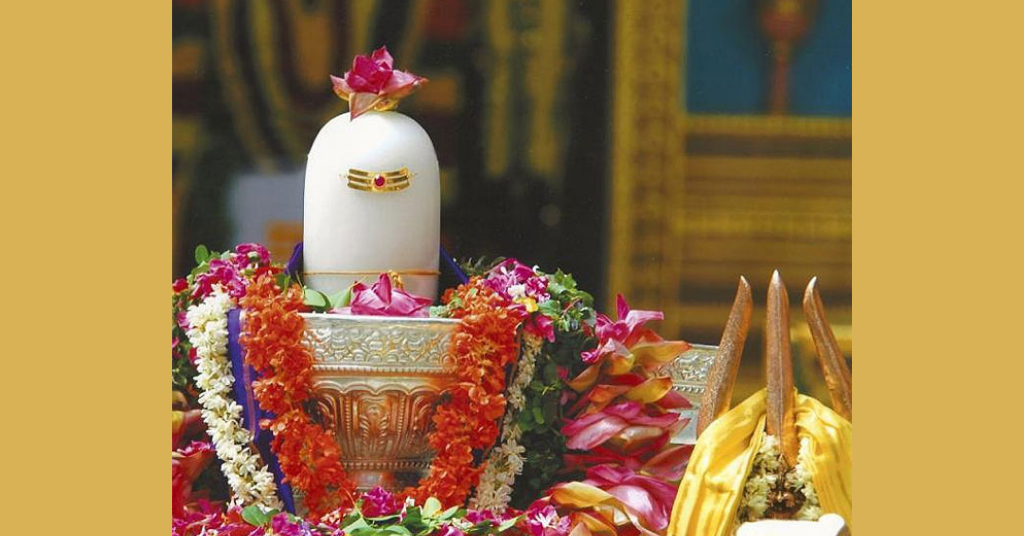 Decorated Shivalingam