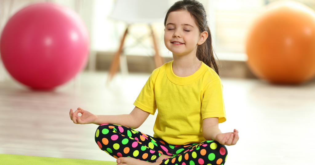 girl doing yoga