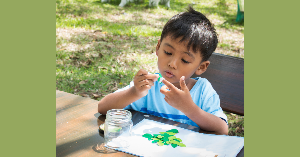 boy painting