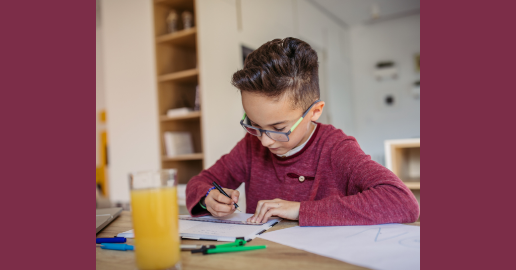 boy drawing