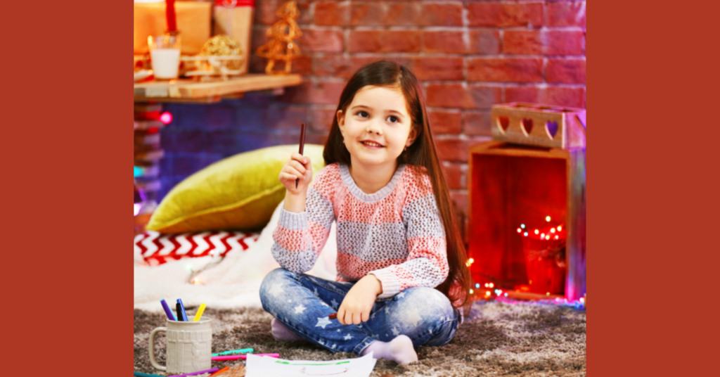 girl holding a sketch pen