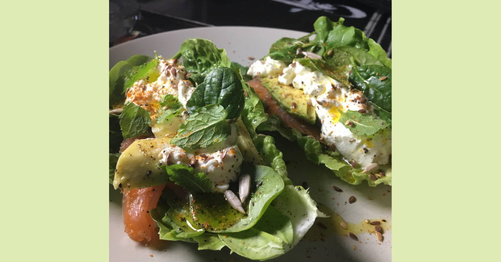 Cottage Cheese & Lettuce Wraps 