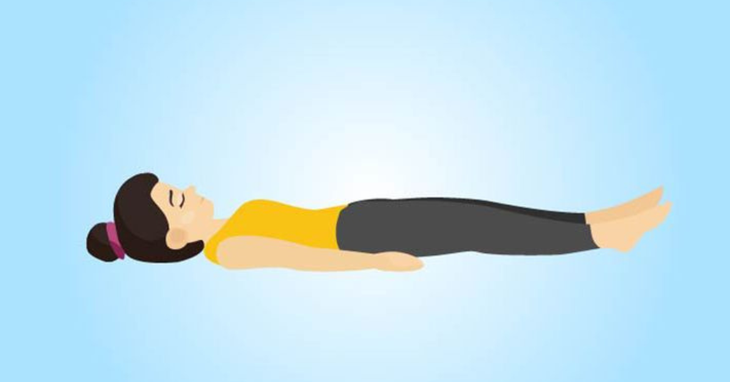 Corpse Pose ( Shavasana ) 