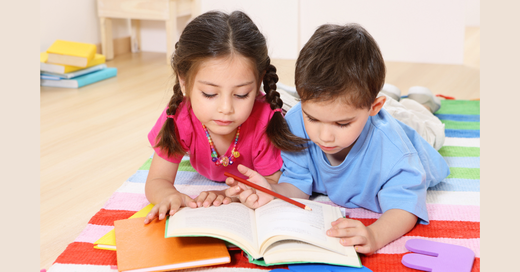 Children reading together - Children's Literature Books 