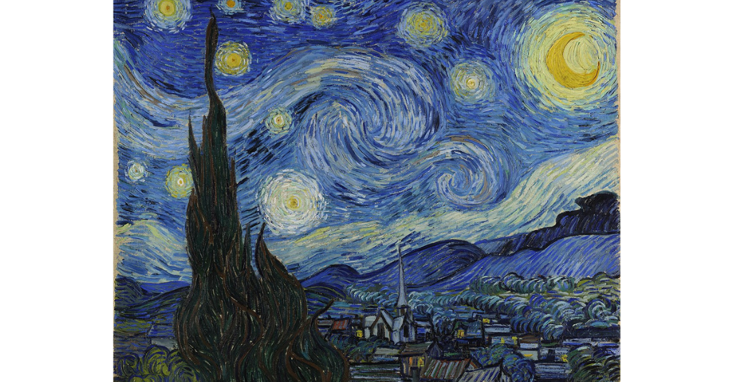 Starry Night- Vincent Van Gogh - 1889 