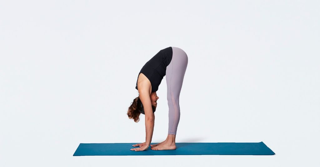 Standing Forward Bend Yoga Pose (Uttanasana)
