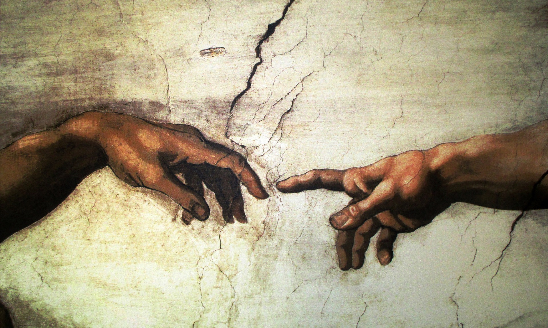 Michelangelo And The Creation Of Adam PiggyRide